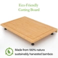 thumbnail image 6 of Stove Cover Board for Gas Stovetop - Raised Cutting Board with Legs and Juice Grooves, Adjustable Noodle Board Stove Cover for RV Stove Top (29.52"x21.65"), 6 of 7