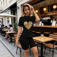 thumbnail image 6 of Women's leopard print shorts Elastic comfortable durable, 6 of 6