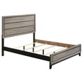 thumbnail image 3 of Coaster Valen 4-Piece 56" Wood Queen Bedroom Set in Light Taupe, 3 of 18