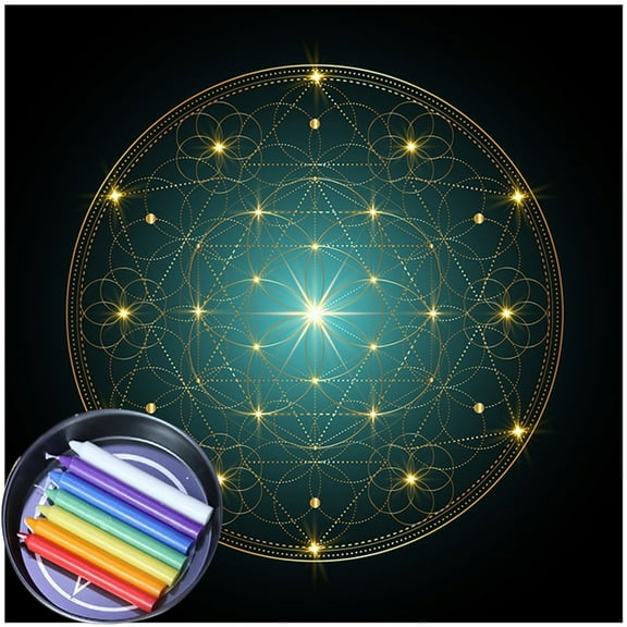 Necvior Elevates Readings Spiritual Cloth Tarot Tablecloth Table Cover Spill Proof