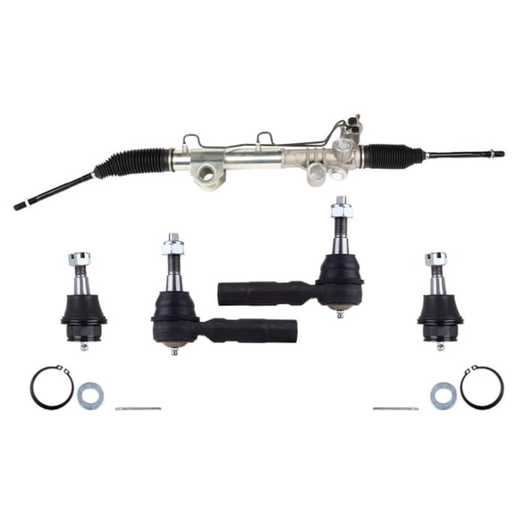 SCITOO Power Steering Rack and Pinion Complete Assembly Outer Tie Rods fit for Dodge Ram 1500 2002-2005 ES3538 K7411