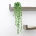 thumbnail image 1 of Artificial Succulent Hanging Potted Plant | Realistic Faux Greenery | Plastic Home & Living Room Decor | Low Maintenance | Indoor Faux Planter | 9x6.5x7.8cm Pot | 65cm Length, 1 of 7