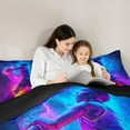 thumbnail image 5 of Homewish Ball Sport Lovers Bedding Comforter Set,Basketball Game Twin Comforter Sets,Pink Blue Bedding Set For Boys Kids,Ultra Soft Home Decor Reversible,2-Piece, 5 of 8