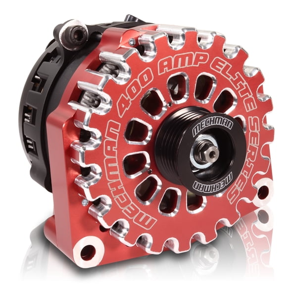 Mechman High Output 400 Amp Alternator Red Billet 1996-2004 GM Truck 4.3L 4.8L 5.3L 5.7L 6L