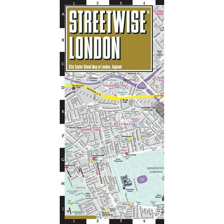 Streetwise london map - laminated city center street map of london, england - paperback: