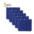 thumbnail image 2 of 3 Hook 3 Row Stretchy Bra Strap Extenders Buckle Hooks Bra Band for Women Royal Blue 5, 2 of 5