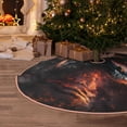 thumbnail image 6 of Daiia Cool Tiger Drawing Merry Christmas Tree Skirt , Xmas Large Lace-up Tree Skirt, Santa Snowflakes Rustic Home Decorations New Year Party Farmhouse Decor-30", 6 of 7