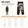 thumbnail image 3 of Fotbe USA Bald Eagle Pantalones de Pijama para Mujer, Pantalones de Dormir, Pantalones Pj con Cordón y Bolsillos-3X-Large, 3 of 6