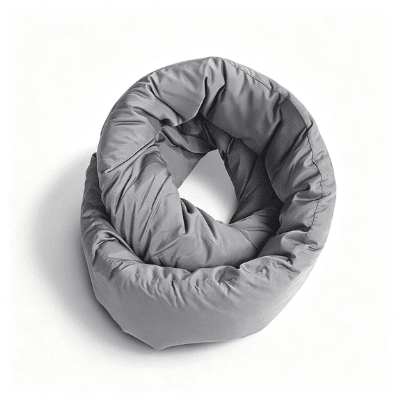 LQSEO Pillow - Home Travel Soft Neck Scarf Support Sleep Comfortable Neck Pillow Travel (Grey)