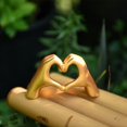 thumbnail image 4 of Love Gesture Figurine Ornament Heart Shaped Finger Gesture Statue Figurine Valentine's Day Gift Living Room Decorations, 4 of 7