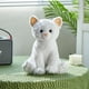 thumbnail image 2 of Animal de peluche Houwsbaby, gato blanco con música y luz, 30 cm, 2 of 7