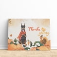 thumbnail image 3 of Happy Thanksgiving Doberman Pinscher with Turkey Pumpkins Autumn Vibes Horizontal Matte Canvas Poster Doberman Dog Lover Gifts Wall Art Home Decor - 12018, 3 of 5