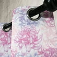 thumbnail image 3 of Ambesonne Flowers Grommet Curtain, Romantic Floral Design, 50" x 72", Pink and White, 3 of 6