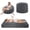 Dark gray, variant on Giant Convertible Bean Bag Chair Bed, 3 in 1 Bean Bag Couch to Floor Mattress, Soft Memory Foam Bean Bag for Adults, Machine Washable Cover