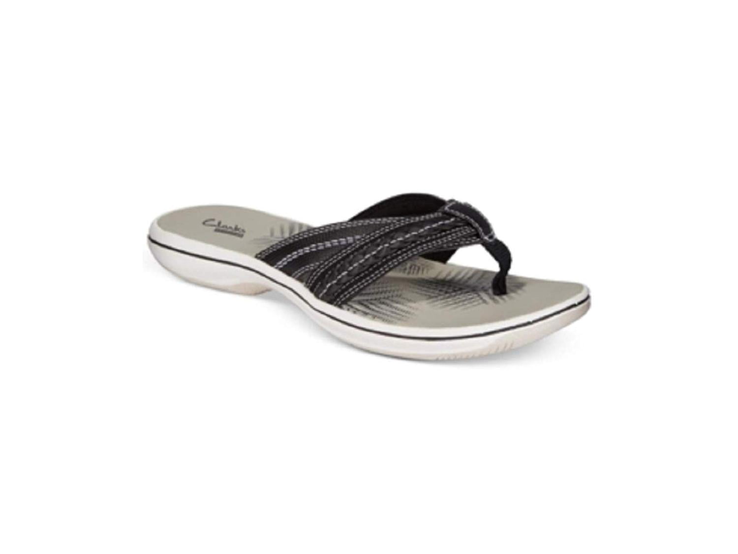 clarks ladies flip flops