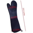 thumbnail image 2 of Gants de Cuisson en Silicone Extra Longs Gants de Cuisson de Qualité Commerciale Résistants à la Chaleur 2 Pack, 2 of 5