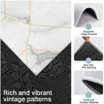 thumbnail image 3 of White Gold Geometric Marble Kitchen Rugs Sets Of 3,Kitchen Runner Rugs Non Skid Washable,Decorative Kitchen Floor Mats for Kitchen,Sink,Laundry,17"x30"+ 17"x47" + 17"x59", 3 of 6