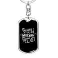 thumbnail image 5 of To My Wife  Workshop Stainless Steel or 18k Gold Premium Swivel Dog Tag Keychain, 5 of 16