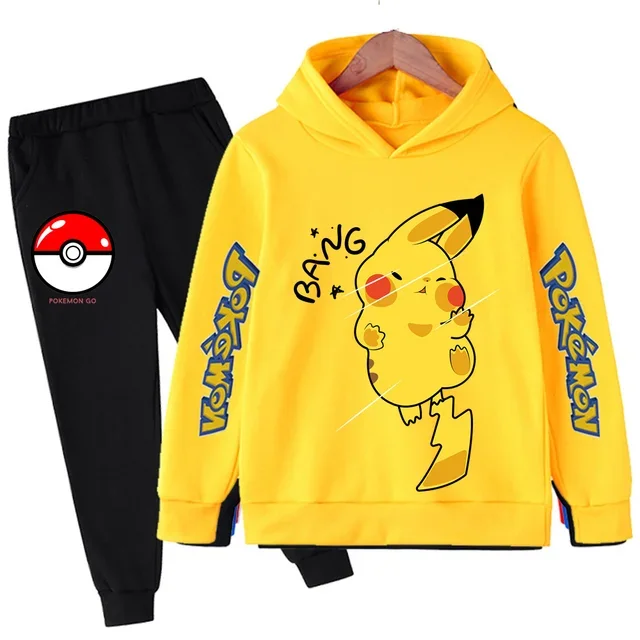 Conjunto de sudadera con capucha de Super Mario Bros para bebé, ropa informal para niño y niña, 2 piezas, primavera y otoño