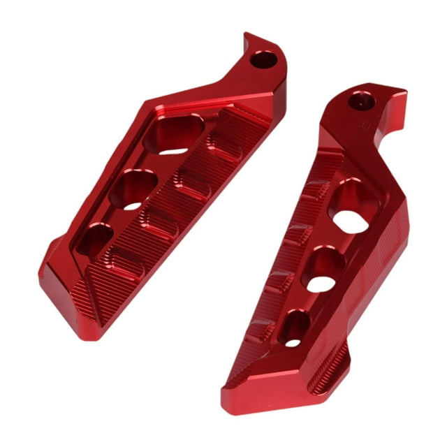 Reposapiés de motocicleta, pedales, freno trasero, almohadilla, accesorio profesional, reposapiés de aleación de aluminio, pedal de para R15 R3 Rojo