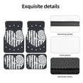 thumbnail image 5 of ZICANCN Waterproof Car Floor Mats Full Set, Abstract Patriotic Hearts Automotive Carpet Mats for Vehicle Trucks Suv Jeep, 4 Pieces, 5 of 6