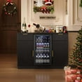 thumbnail image 3 of Rosary Blenn Large Coffee Bar Cabinet with Mini Fridge Space and Power Outlet, 3 of 8