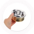 thumbnail image 5 of OUNONA Indian Kitchen Serveware Bowl with Lid Quick Heating Golden Dinner Bowl for Curry, 5 of 6
