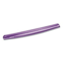 Fellowes Gel Crystals Keyboard Wrist Rest, 18.5 x 2.25, Purple, Each