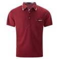 thumbnail image 4 of StSilkitty Mens Casual Golf Shirts Short Sleeve Collared Button T-Shirt with Pocket Summer Lightweight Tops, 4 of 6