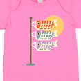 thumbnail image 4 of Inktastic Japanese Carp Fish Flags Boys or Girls Baby Bodysuit, 4 of 5