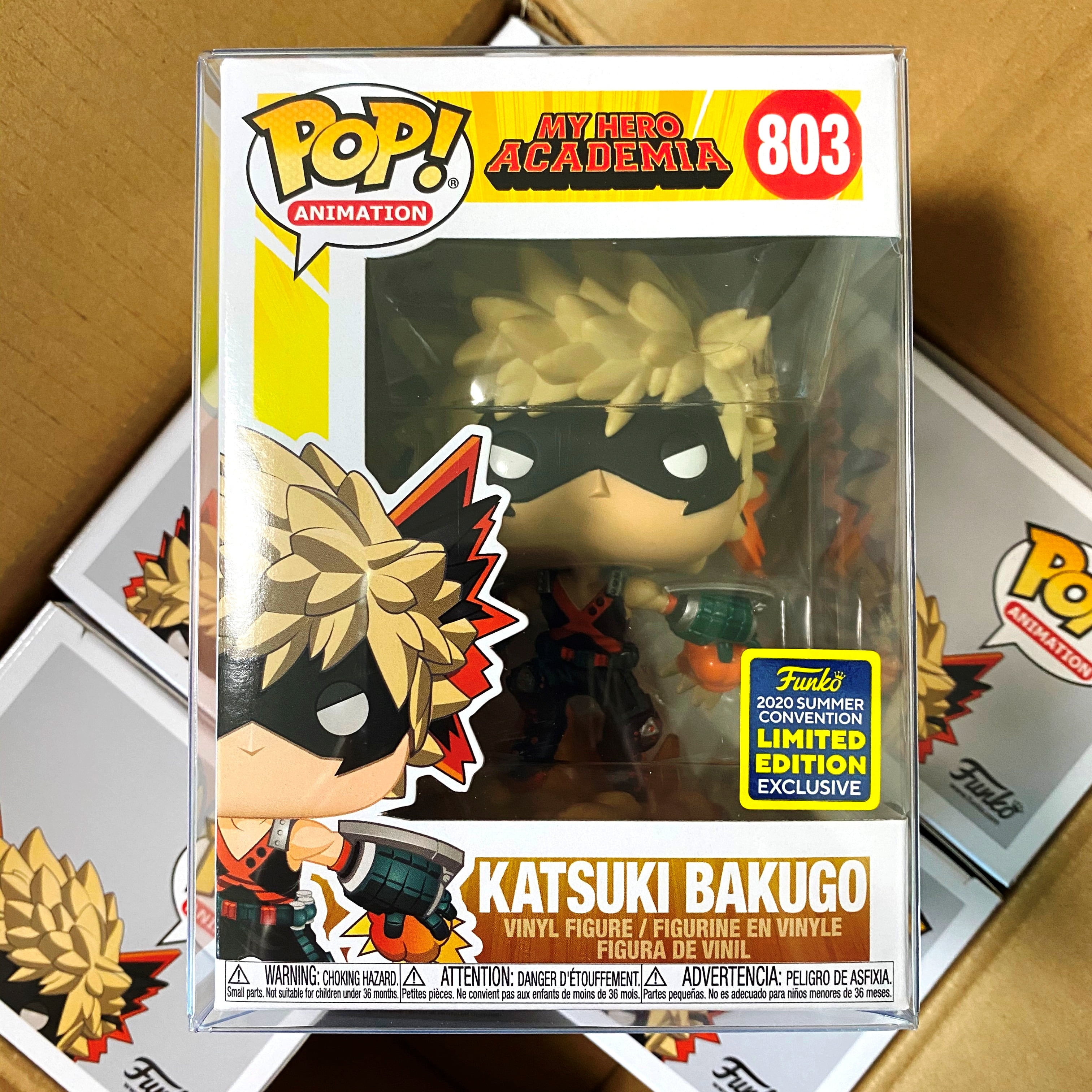 My Hero Academia #803 Katsuki Bakugo Exclusive Vinyl Action Figures # Funko Pop