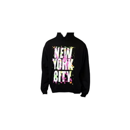 Youth New York Paint Splash Hoodie Kids Sweatshirt NY Splatter...