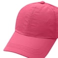 thumbnail image 4 of Lumistal Unisex Baseball Cap Solid Color Plain Sports Hat Adjustable Sun Hat for Men And Women Baseball Visor Cap Hiking Fishing Outdoor Activities Hot Pink One Size, 4 of 6
