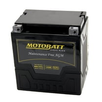 MBC30HL Motobatt Classic Black AGM FA Battery HD Terminal Block