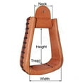 thumbnail image 3 of Western Stirrups|Nickel Bounded Stirrups|Wooden Stirrups, 3 of 3