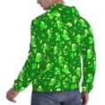 thumbnail image 6 of Kdxio St Patrick's Day2 Print Mens Casual Hooded Collar Drawstring Hoodies Pullover Sweatshirts Casual Long Sleeve Shirts-Small, 6 of 7