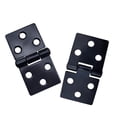 thumbnail image 3 of CHICHUMID 10pcs Window Hinges Black Iron Silent Effect for DIY Projects, 3 of 5