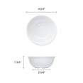 thumbnail image 2 of Excellante Nustone White Melamine Dinnerware Collection 4.875 Inch - 11 oz. Nappie, Comes In Dozen, 2 of 3