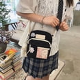 thumbnail image 2 of Estilo Bolso pequeño Estilo Lindo Creativo Transparente Bolso bandolera de estudiante Bolso de hombro simple e informal para mujer, 2 of 6