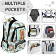 thumbnail image 7 of Bulopur Capybara Kids Backpack for Girls Boys, Summer Fruit Kawaii Animal Print School Bag Lightweight/Breathable/Durable/Waterproof Multi-Pocket Book Bag for Elementary Students, 7 of 7