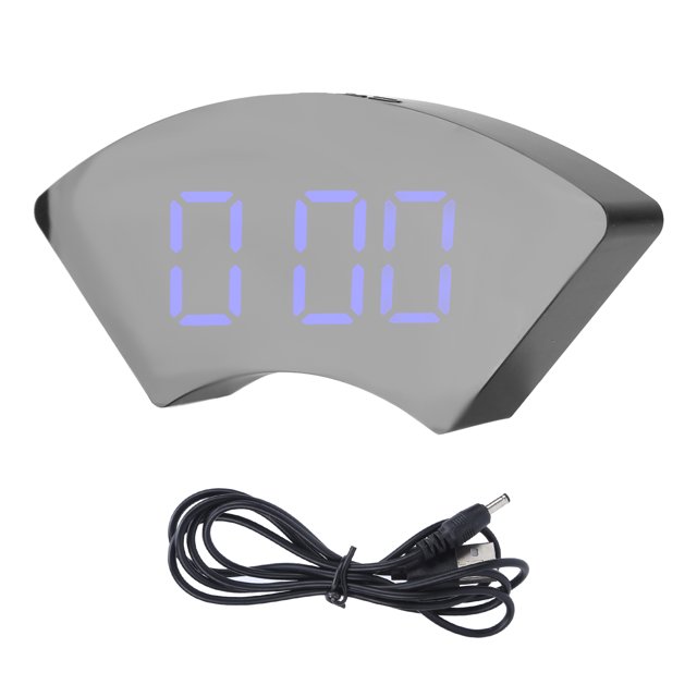 Reloj Digital ANGGREK Espejo de Maquillaje Pantalla Grande LED para Dormitorio Oficina Hogar y Escuela
