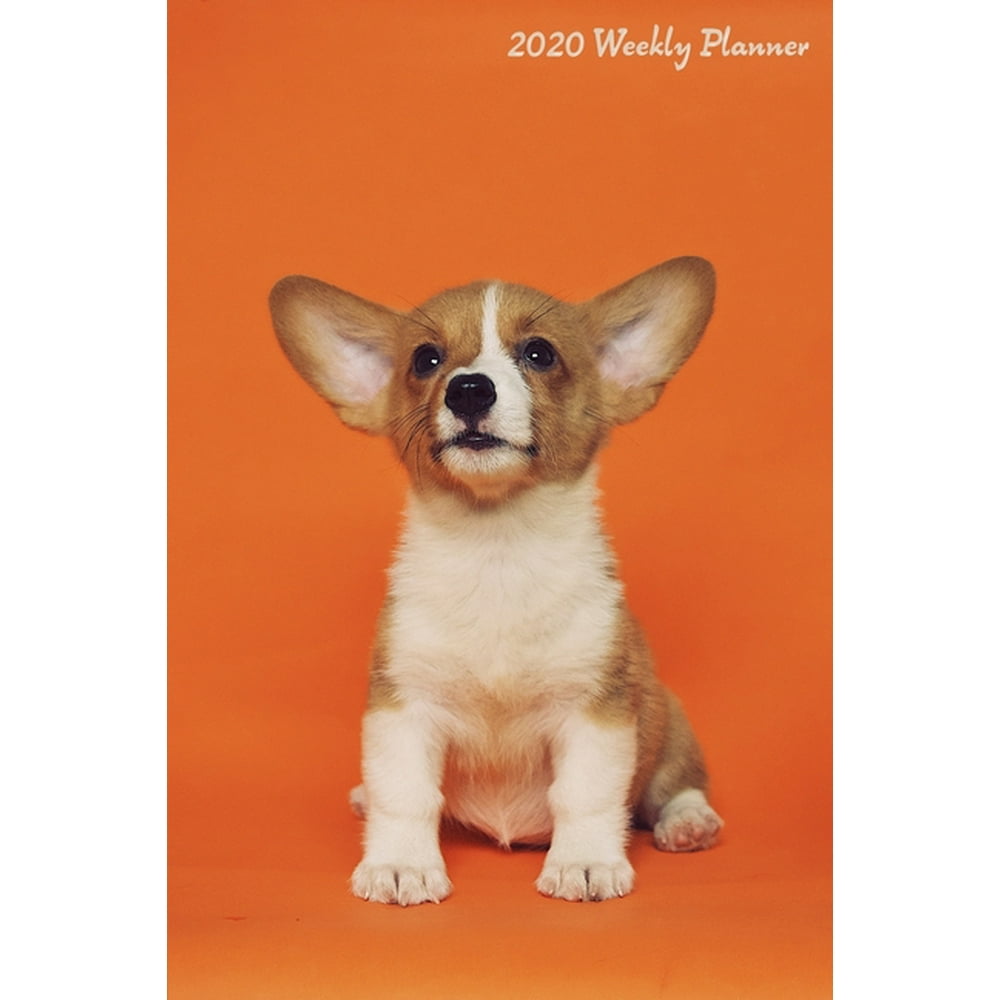 2020 Weekly Planner Cute Puppy 2020 Weekly Calendar With Goal