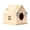 A, variant on Solid Wood Bird House with Openable Roof, Natural Wood Bird Nest Breeding Box for Small Birds, Hanging Bird Feeder for Garden and Balcony