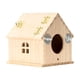 thumbnail image 2 of CaiYueKe Solid Wood Bird House for Outside Hanging, Parrot Breeding Nest Box, Wild Bird Feeder Shelter, Wooden Birdhouse for Finches Budgies Starlings, Natural Wood Bird Nesting Box, 2 of 7