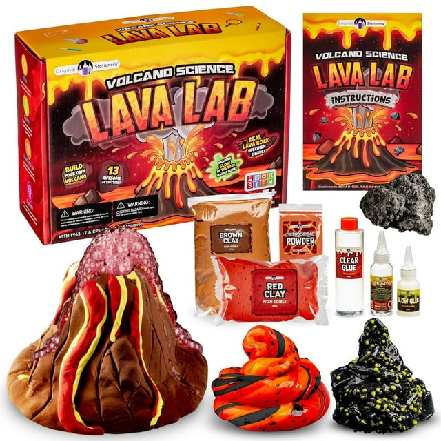 Slime Kit de papelería original Lava Science para niños y niñas de 8 a 12 años