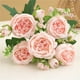 thumbnail image 5 of Ramo de rosas artificiales para mujer, decoración del hogar, ramo de boda, rosa pegada a la pared., 5 of 5