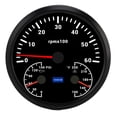 thumbnail image 2 of 3 In 1 Tachometer Multifunction Gauge Oil Pressure Water Temperature Compact Design With 7 Color Backlight, Suitable for Truck Tractor Car Motorhome Boat, 2 of 7