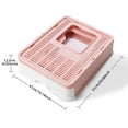 thumbnail image 2 of NEW Collapsible Upgrade Portable Litter Tray with Cat Litter Shovel Top Entry Cat Litter Tray Easy Cleaning Cat Litter Enclosure Foldable Entry Top Tray Drawer Type Enclosed, 2 of 3