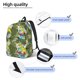 thumbnail image 3 of Disketp Surfing Dinosaur Mochila de Lona Estampada, Mochila Escolar de Viaje Ligera para Estudiantes y Portátil-Small, 3 of 5