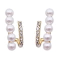 thumbnail image 3 of Linyer 1 Pair Female Earring Crystal Decorative Jewellery Exquisite Girlfriends Wife Earrings Accessory for Engagement Birthday, 3 of 8